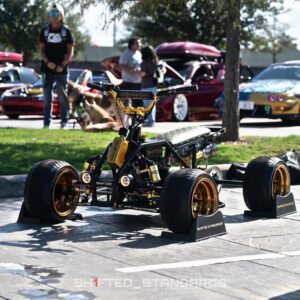 Gold Mini Quad Bike Big Tires