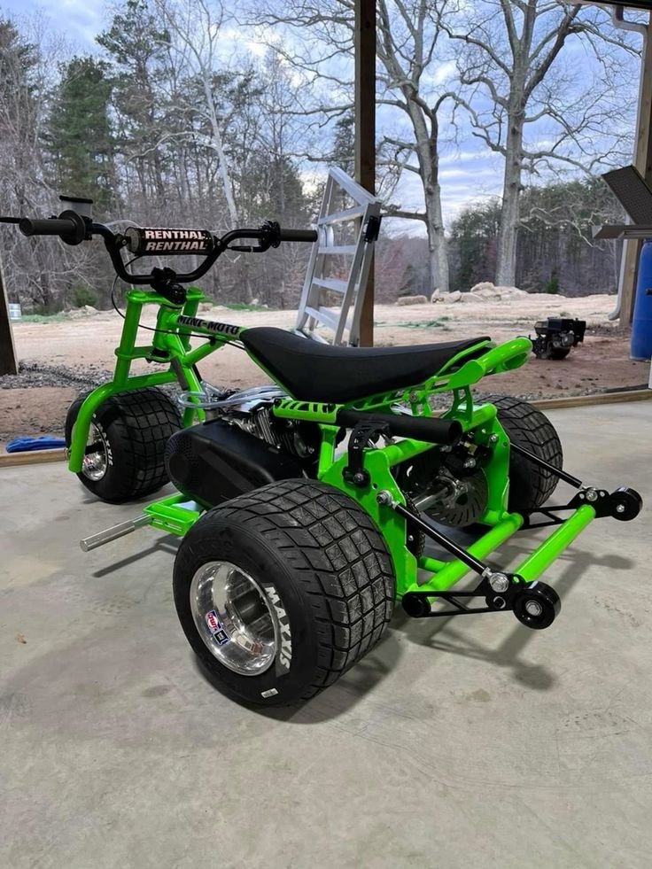 Black & Green Mini Trike Black & Green Mini Trike
